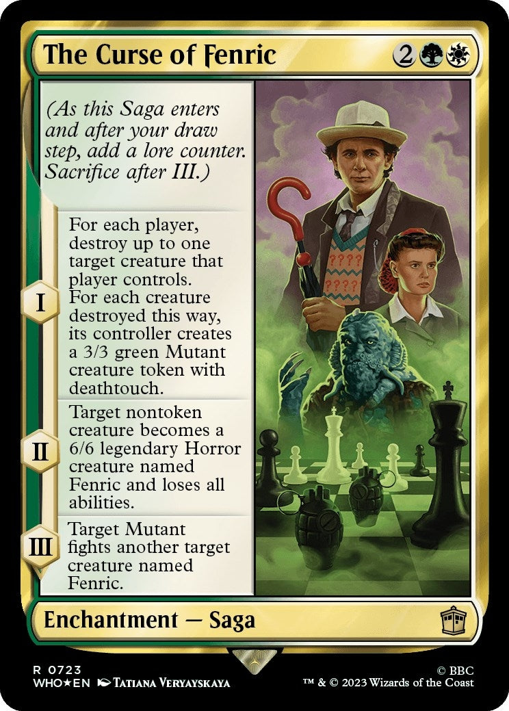 Image for The Curse of Fenric (Surge Foil) (723) [Universes Beyond: Doctor Who] - Magic: The Gathering