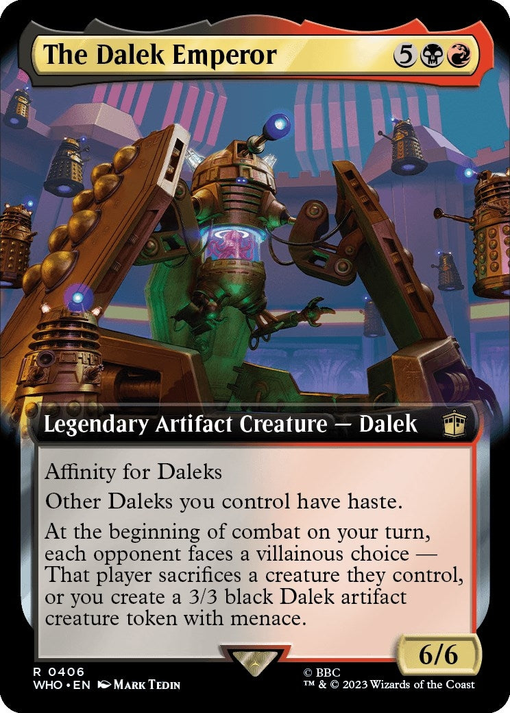 Image for The Dalek Emperor (Extended Art) (406) [Universes Beyond: Doctor Who] - Magic: The Gathering