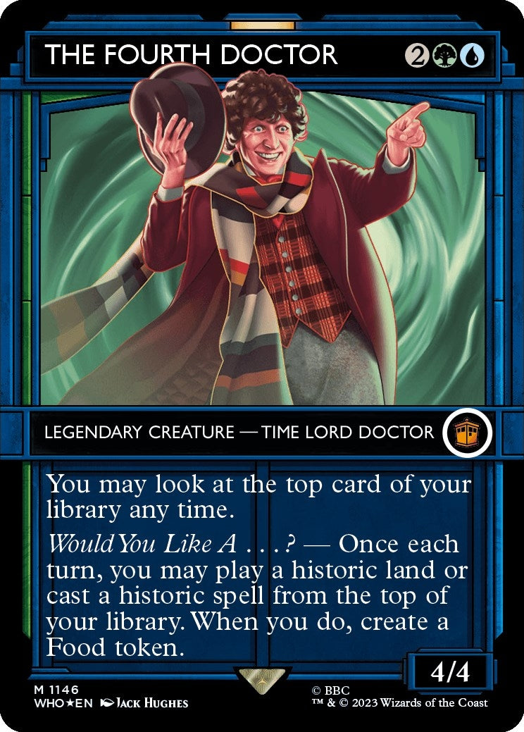 Image for The Fourth Doctor (Showcase) (Surge Foil) (1146) [Universes Beyond: Doctor Who] - Magic: The Gathering