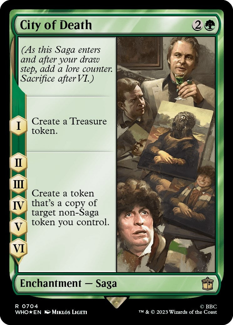 Image for City of Death (Surge Foil) (704) [Universes Beyond: Doctor Who] - Magic: The Gathering