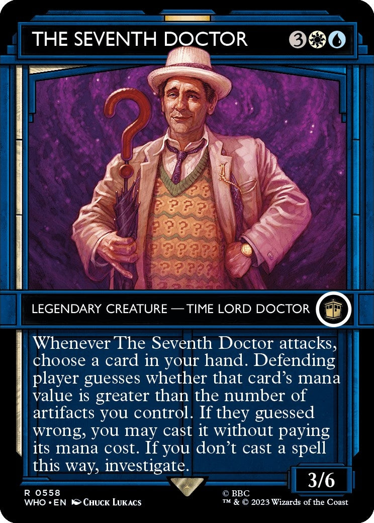 Image for The Seventh Doctor (Showcase) (558) [Universes Beyond: Doctor Who] - Magic: The Gathering