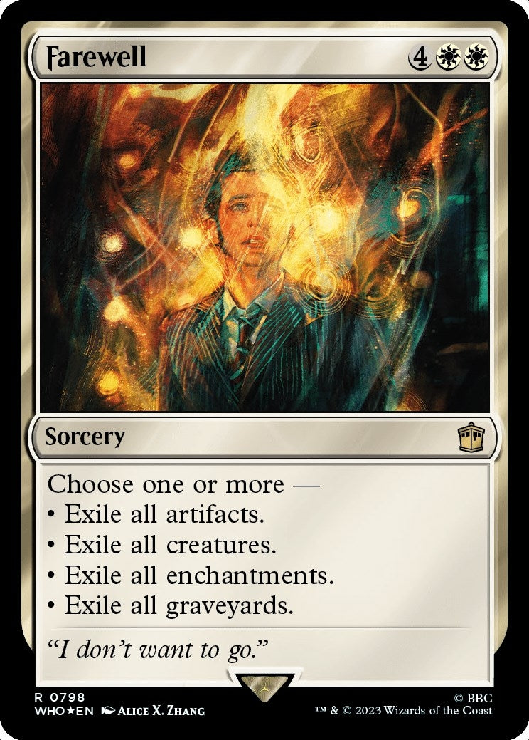 Image for Farewell (Surge Foil) (798) [Universes Beyond: Doctor Who] - Magic: The Gathering
