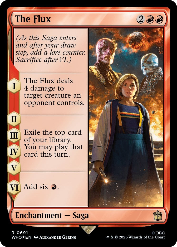 Image for The Flux (Surge Foil) (691) [Universes Beyond: Doctor Who] - Magic: The Gathering