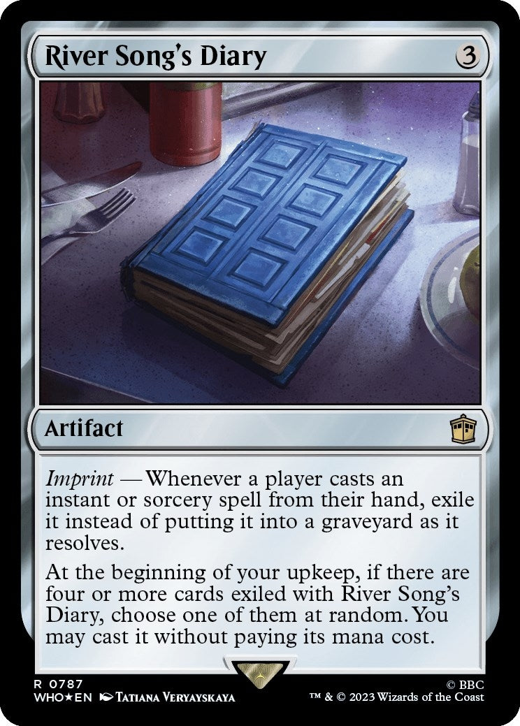 Image for River Song's Diary (Surge Foil) (787) [Universes Beyond: Doctor Who] - Magic: The Gathering