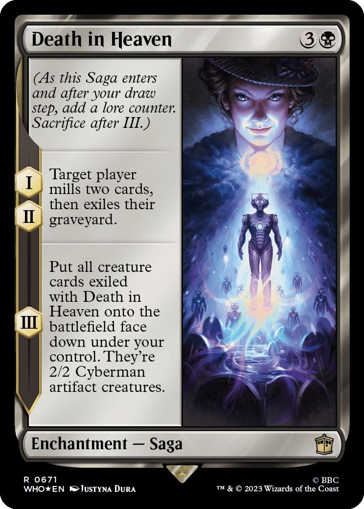 Image for Death in Heaven (Surge Foil) (671) [Universes Beyond: Doctor Who] - Magic: The Gathering