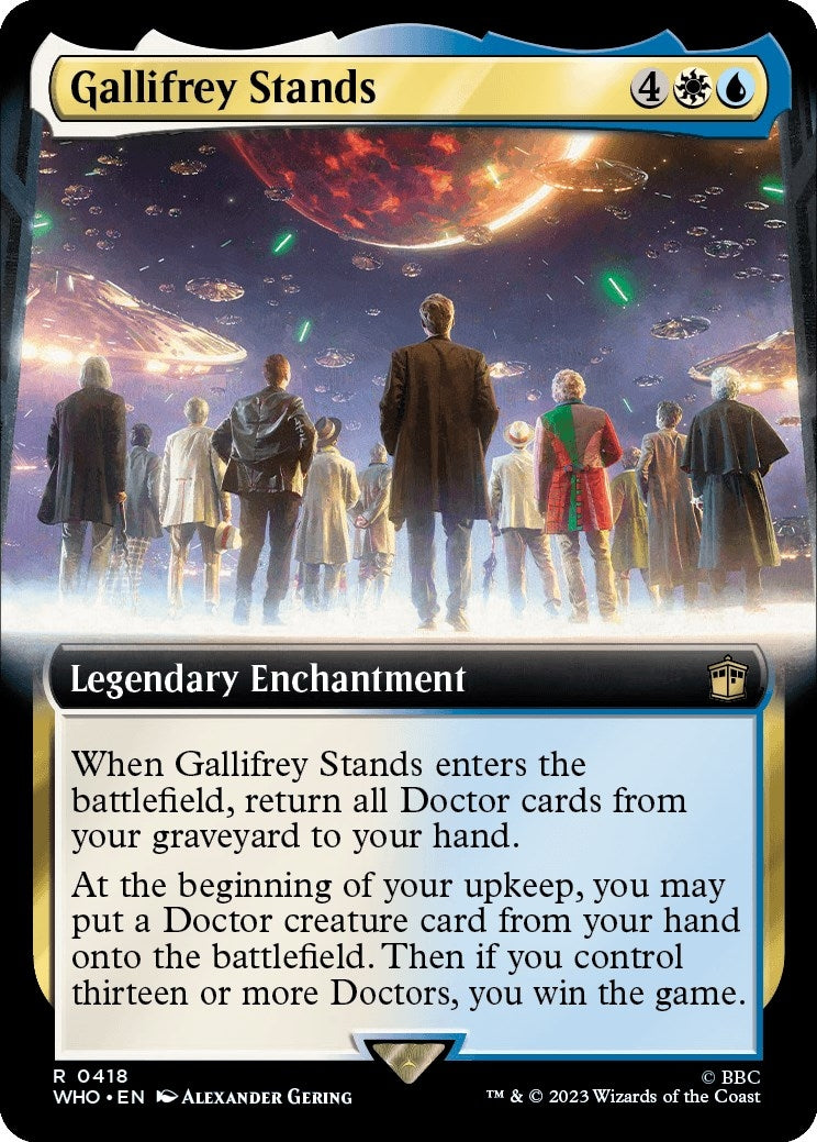 Image for Gallifrey Stands (Extended Art) (418) [Universes Beyond: Doctor Who] - Magic: The Gathering