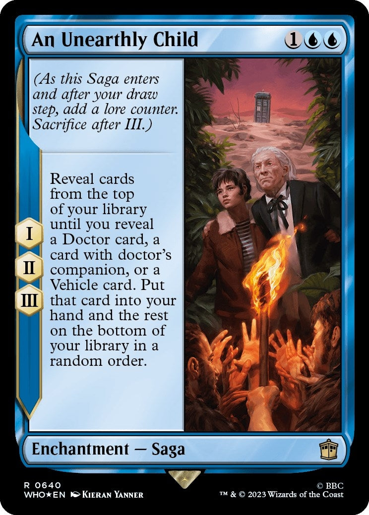 Image for An Unearthly Child (Surge Foil) (640) [Universes Beyond: Doctor Who] - Magic: The Gathering