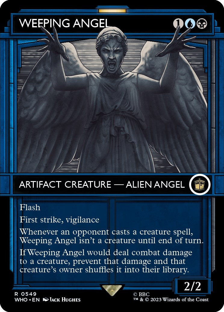 Image for Weeping Angel (Showcase) (549) [Universes Beyond: Doctor Who] - Magic: The Gathering