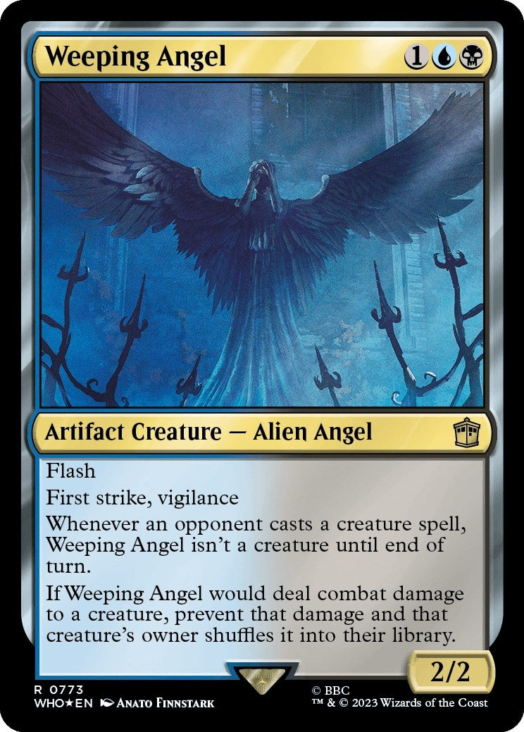 Image for Weeping Angel (Surge Foil) (773) [Universes Beyond: Doctor Who] - Magic: The Gathering