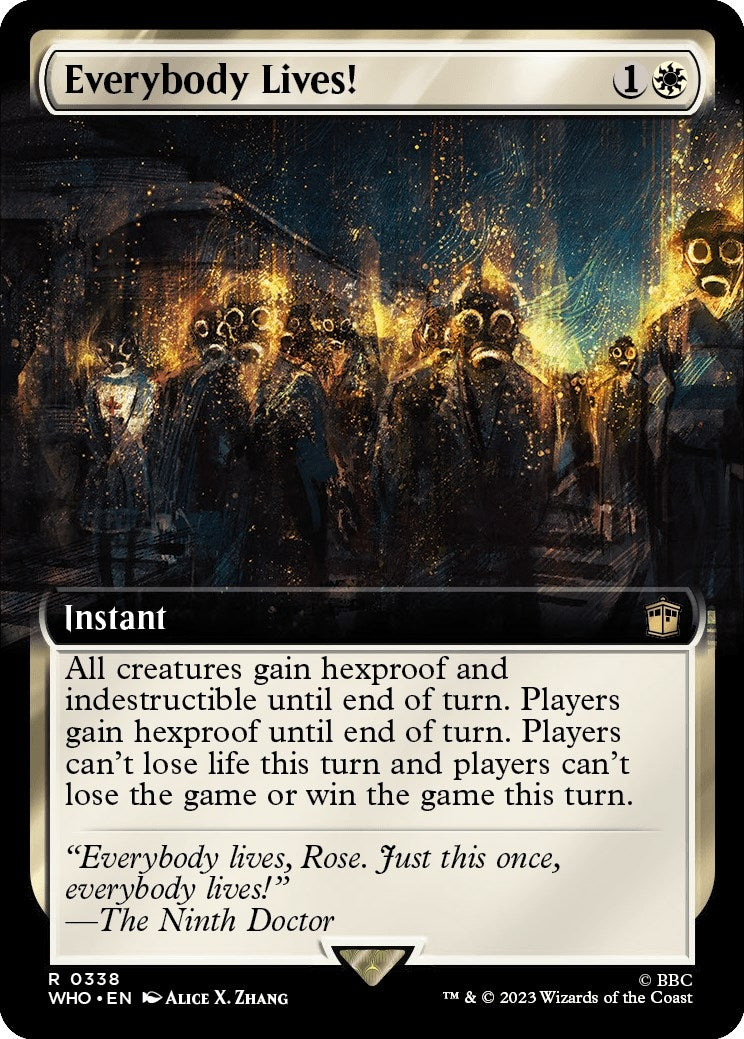 Image for Everybody Lives! (Extended Art) (338) [Universes Beyond: Doctor Who] - Magic: The Gathering