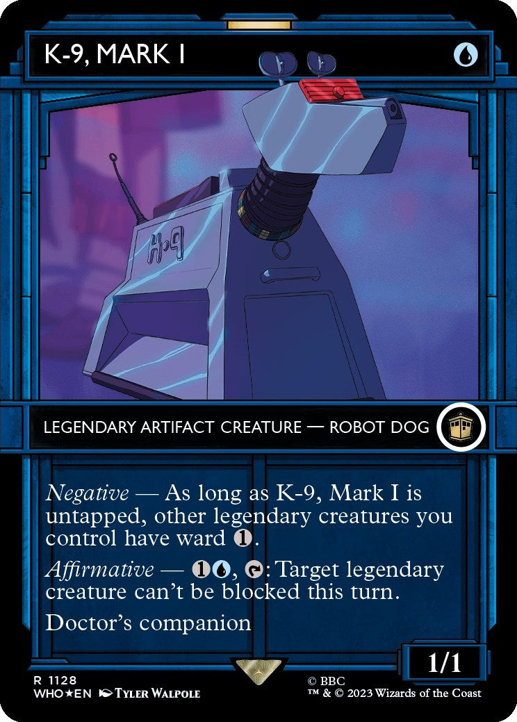Image for K-9, Mark I (Showcase) (Surge Foil) (1128) [Universes Beyond: Doctor Who] - Magic: The Gathering