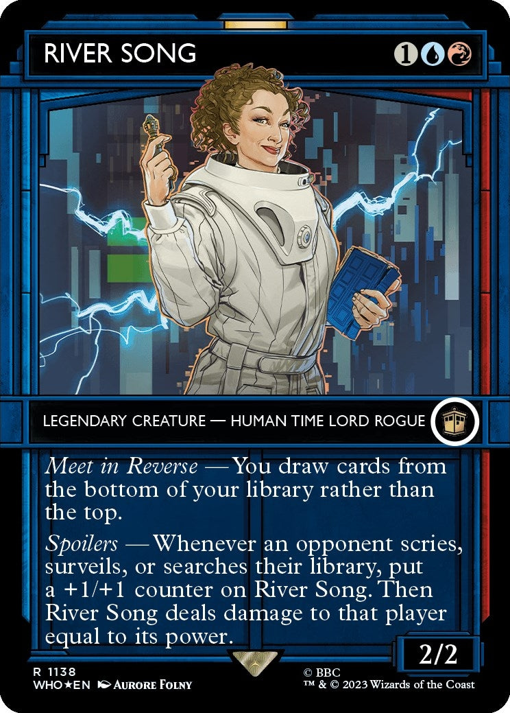 Image for River Song (Showcase) (Surge Foil) (1138) [Universes Beyond: Doctor Who] - Magic: The Gathering