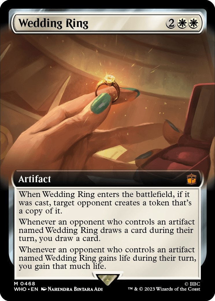 Image for Wedding Ring (Extended Art) (468) [Universes Beyond: Doctor Who] - Magic: The Gathering