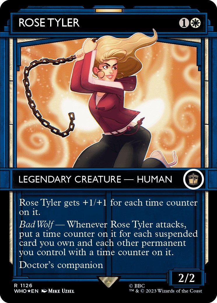 Image for Rose Tyler (Showcase) (Surge Foil) (1126) [Universes Beyond: Doctor Who] - Magic: The Gathering