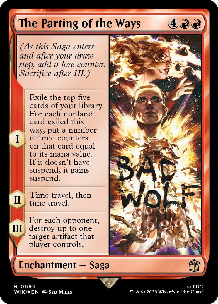 Image for The Parting of the Ways (Surge Foil) (696) [Universes Beyond: Doctor Who] - Magic: The Gathering