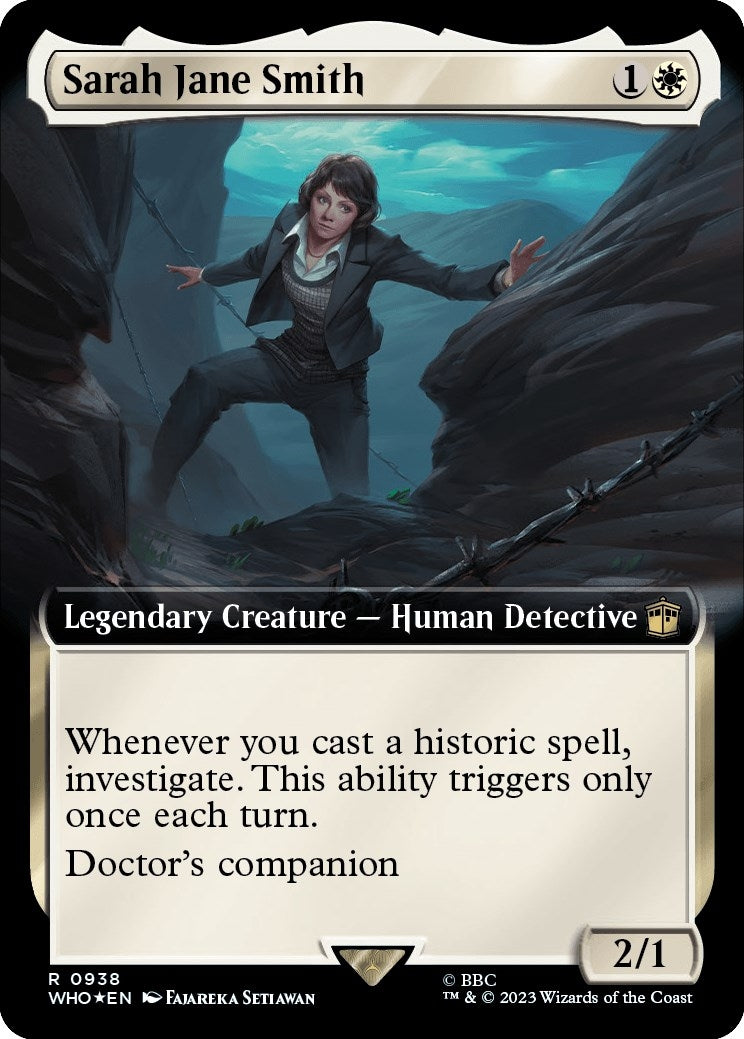 Image for Sarah Jane Smith (Extended Art) (Surge Foil) (938) [Universes Beyond: Doctor Who] - Magic: The Gathering