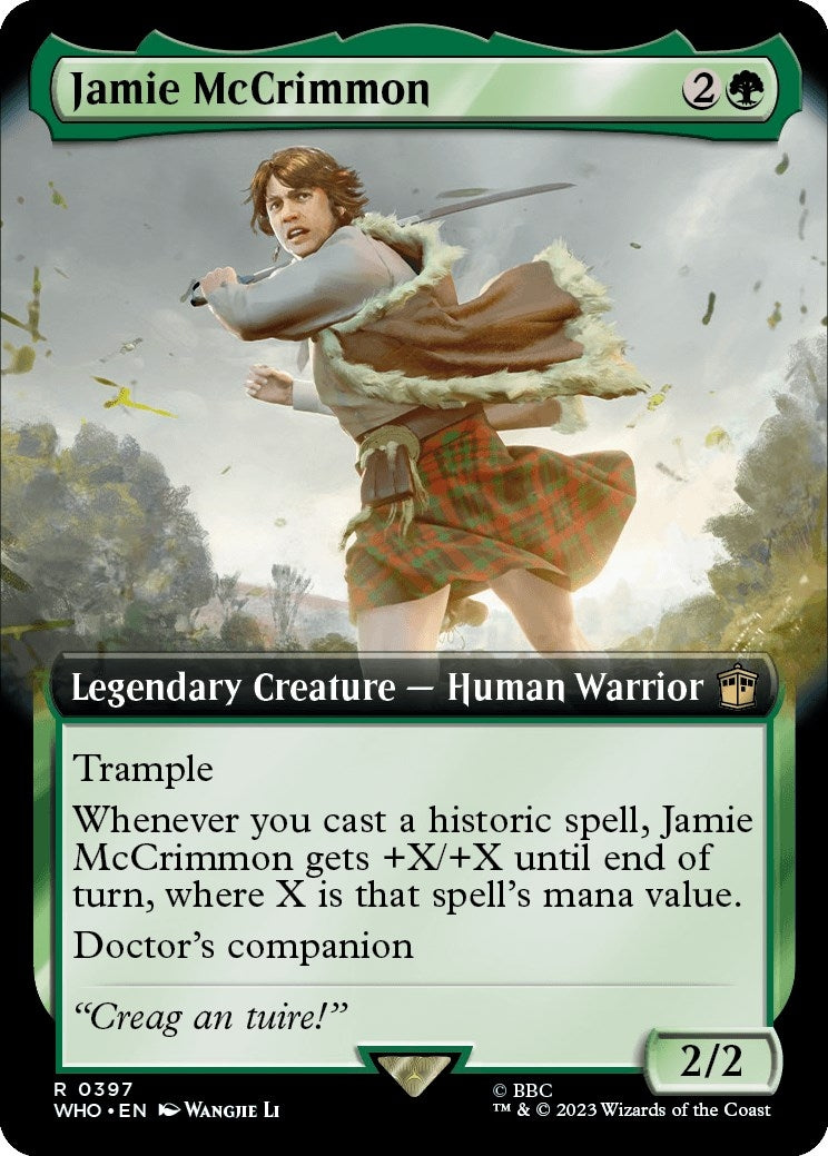 Image for Jamie McCrimmon (Extended Art) (397) [Universes Beyond: Doctor Who] - Magic: The Gathering
