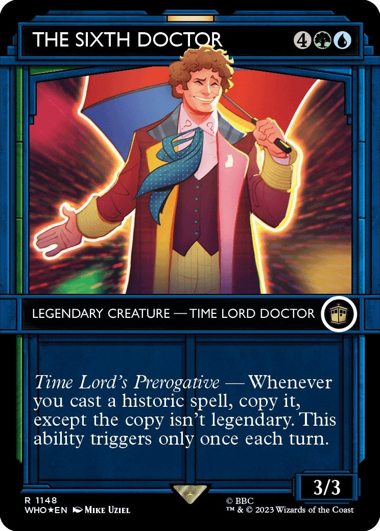 Image for The Sixth Doctor (Showcase) (Surge Foil) (1148) [Universes Beyond: Doctor Who] - Magic: The Gathering