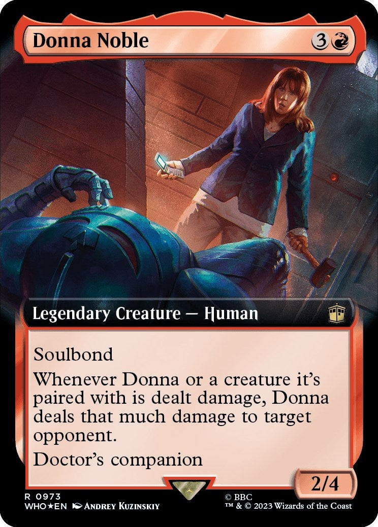 Image for Donna Noble (Extended Art) (Surge Foil) (973) [Universes Beyond: Doctor Who] - Magic: The Gathering