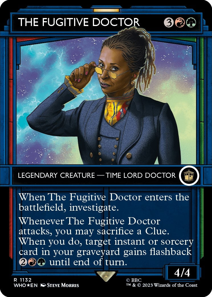 Image for The Fugitive Doctor (Showcase) (Surge Foil) (1132) [Universes Beyond: Doctor Who] - Magic: The Gathering