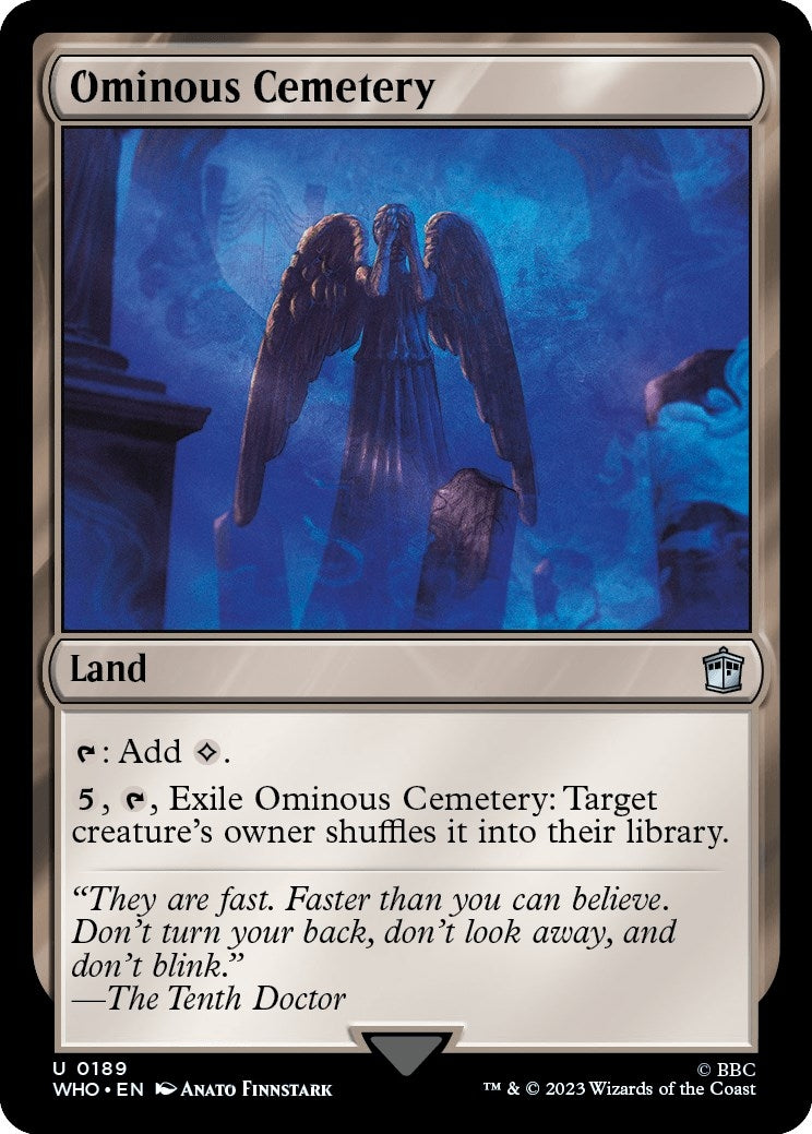 Image for Ominous Cemetery (189) [Universes Beyond: Doctor Who] - Magic: The Gathering