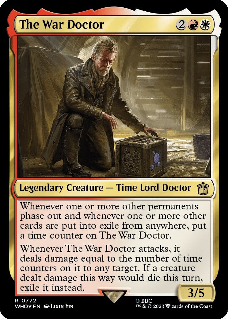 Image for The War Doctor (Surge Foil) (772) [Universes Beyond: Doctor Who] - Magic: The Gathering