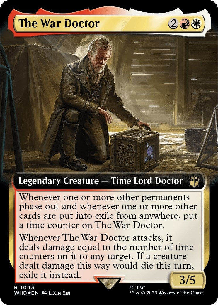 Image for The War Doctor (Extended Art) (Surge Foil) (1043) [Universes Beyond: Doctor Who] - Magic: The Gathering
