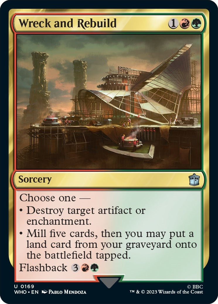 Image for Wreck and Rebuild (169) [Universes Beyond: Doctor Who] - Magic: The Gathering