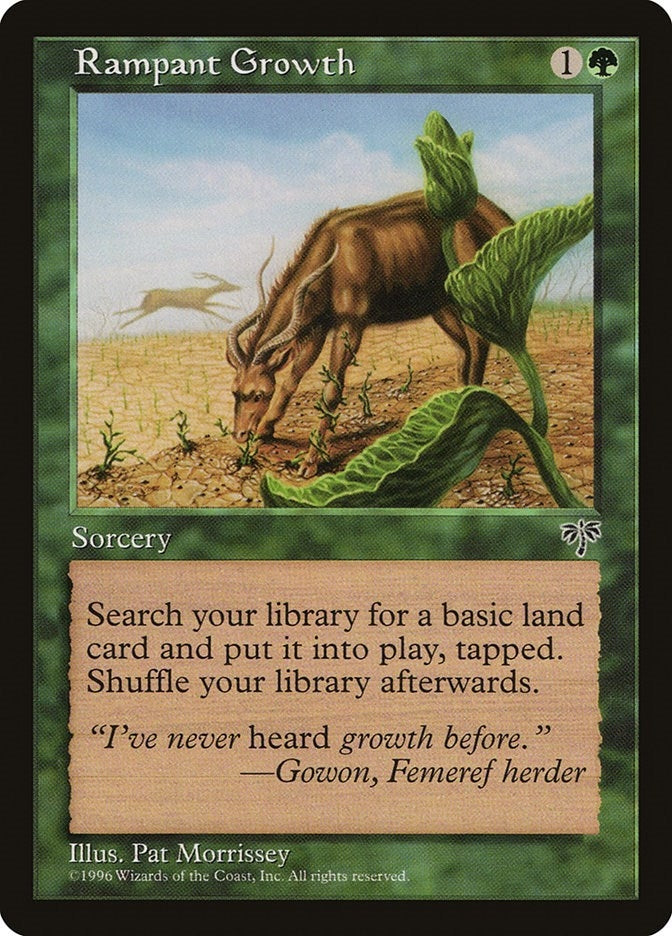 Image for Rampant Growth [Mirage] - Magic: The Gathering