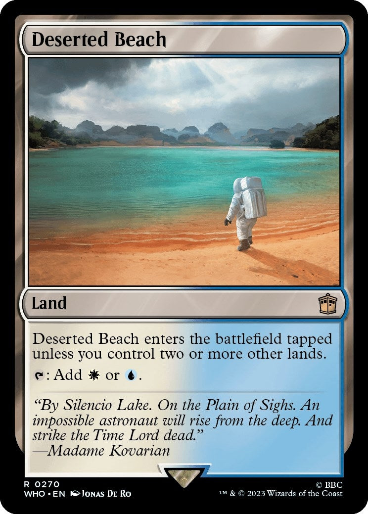Image for Deserted Beach (270) [Universes Beyond: Doctor Who] - Magic: The Gathering