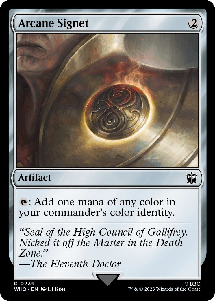 Image for Arcane Signet (239) [Universes Beyond: Doctor Who] - Magic: The Gathering