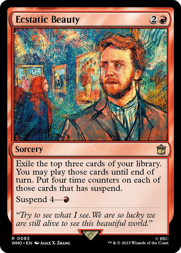Image for Ecstatic Beauty (83) [Universes Beyond: Doctor Who] - Magic: The Gathering