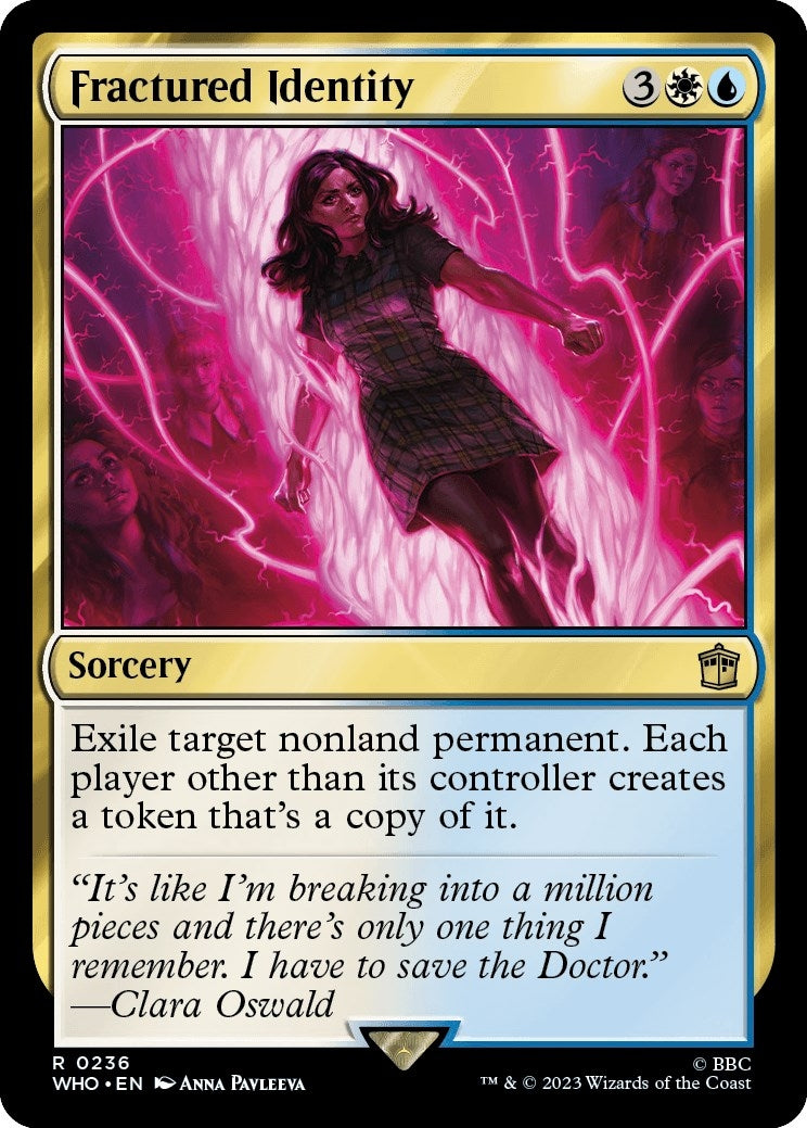 Image for Fractured Identity (236) [Universes Beyond: Doctor Who] - Magic: The Gathering