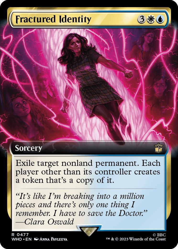 Image for Fractured Identity (Extended Art) (477) [Universes Beyond: Doctor Who] - Magic: The Gathering