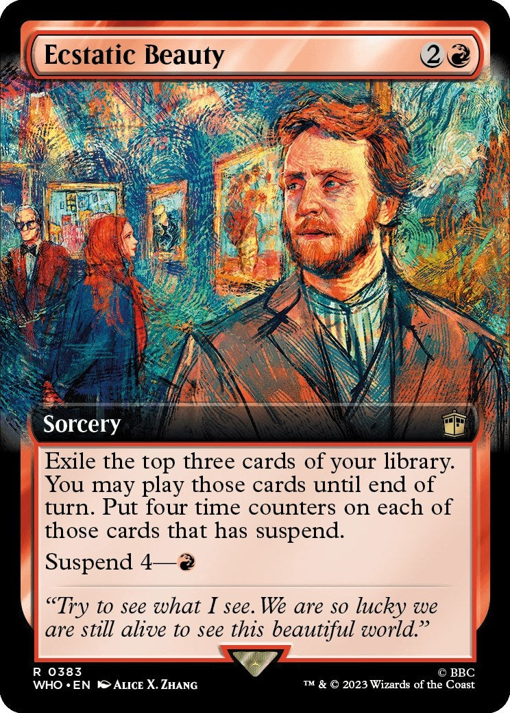 Image for Ecstatic Beauty (Extended Art) (383) [Universes Beyond: Doctor Who] - Magic: The Gathering