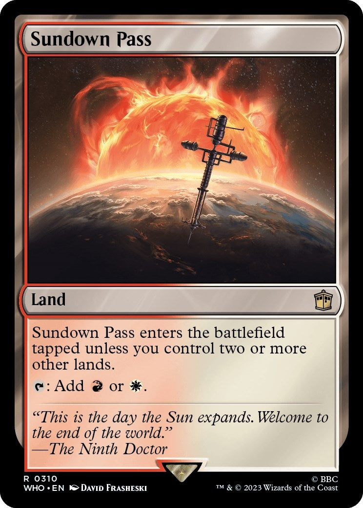 Image for Sundown Pass (310) [Universes Beyond: Doctor Who] - Magic: The Gathering