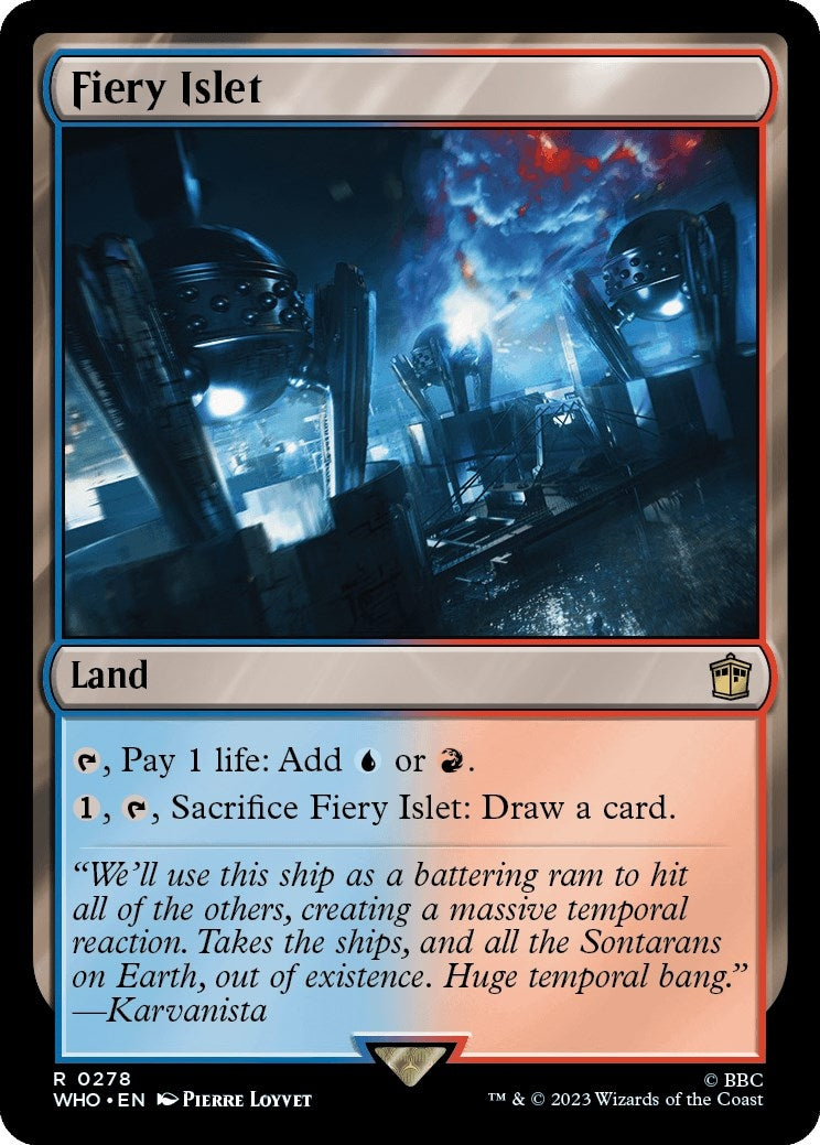 Image for Fiery Islet (278) [Universes Beyond: Doctor Who] - Magic: The Gathering