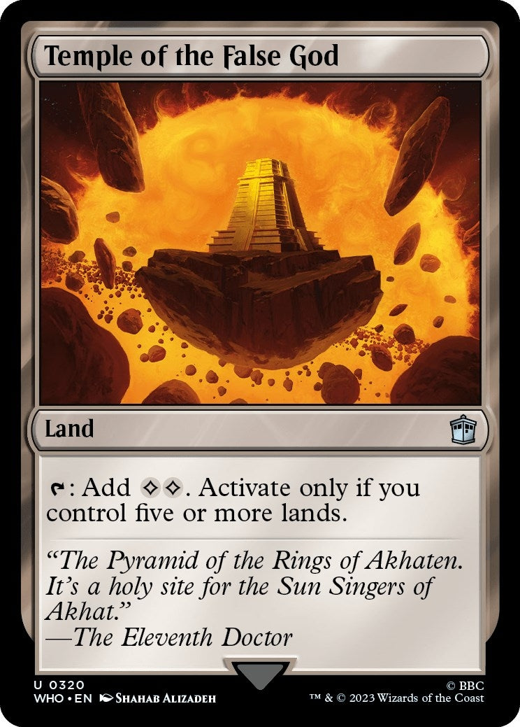 Image for Temple of the False God (320) [Universes Beyond: Doctor Who] - Magic: The Gathering