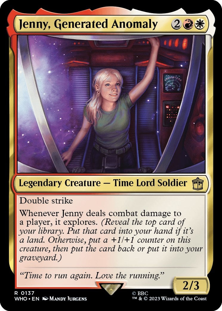 Image for Jenny, Generated Anomaly (137) [Universes Beyond: Doctor Who] - Magic: The Gathering