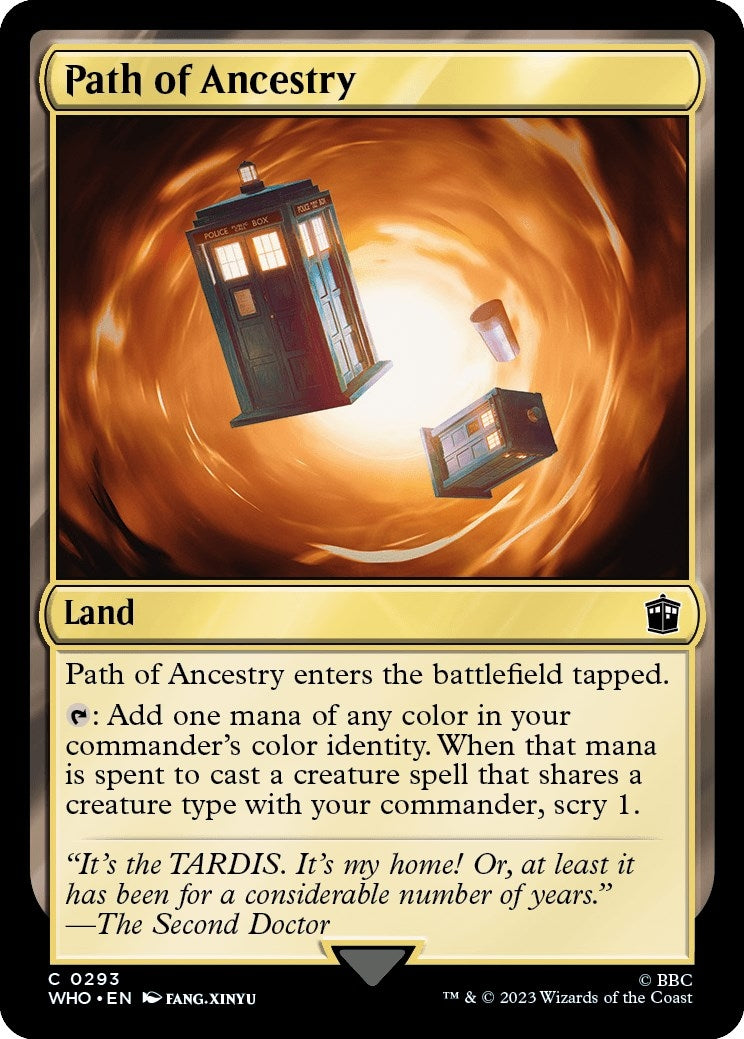 Image for Path of Ancestry (293) [Universes Beyond: Doctor Who] - Magic: The Gathering