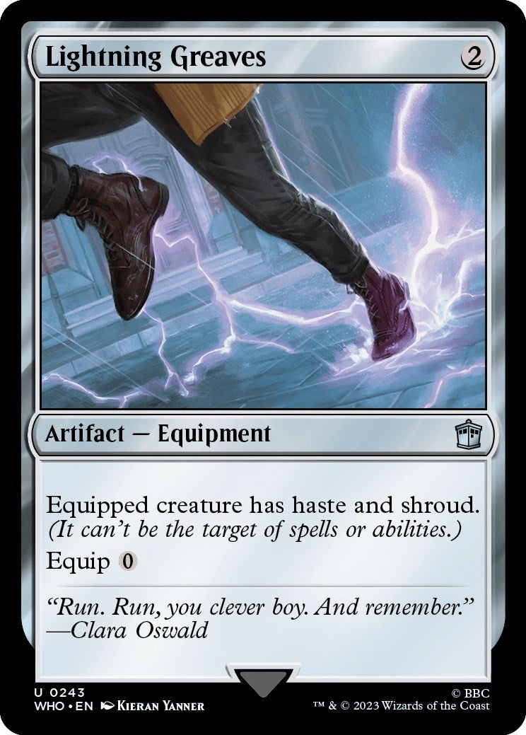 Image for Lightning Greaves (243) [Universes Beyond: Doctor Who] - Magic: The Gathering