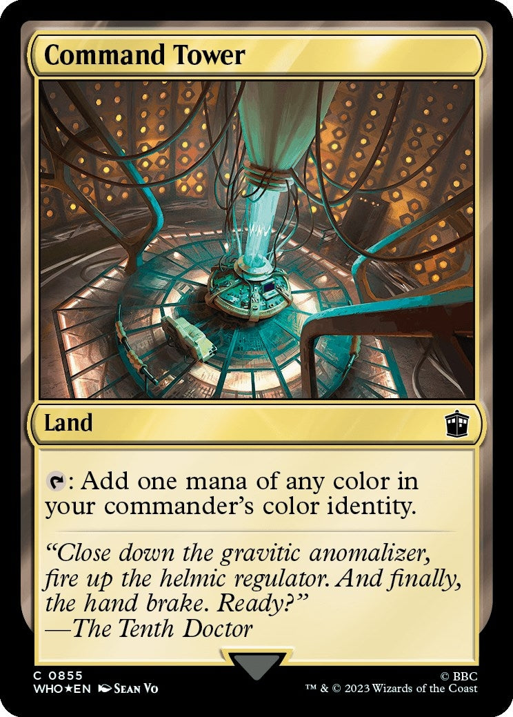 Image for Command Tower (0855) (Surge Foil) (855) [Universes Beyond: Doctor Who] - Magic: The Gathering