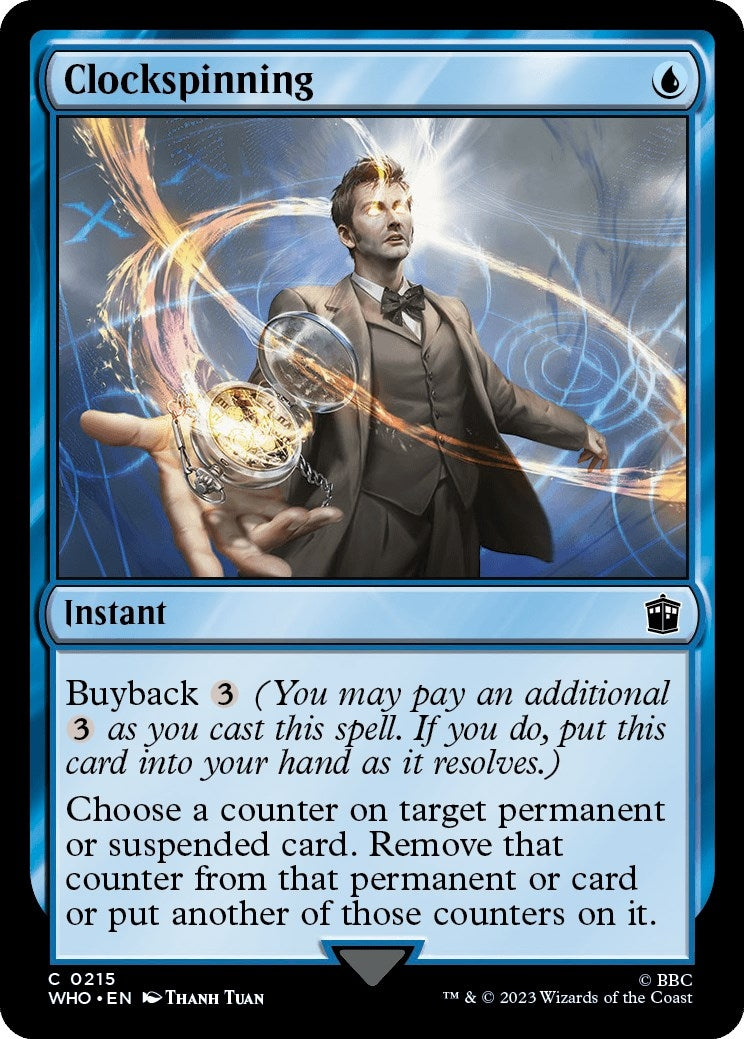 Image for Clockspinning (215) [Universes Beyond: Doctor Who] - Magic: The Gathering