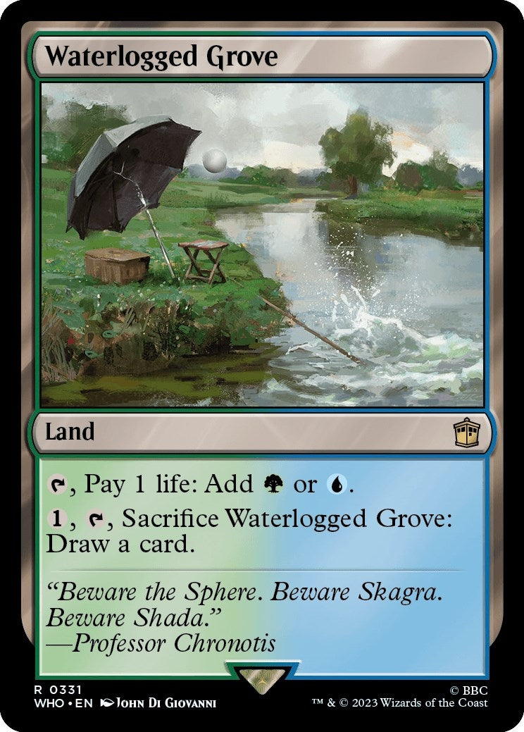 Image for Waterlogged Grove (331) [Universes Beyond: Doctor Who] - Magic: The Gathering