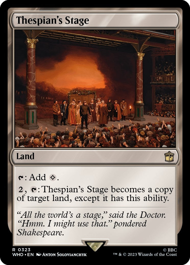Image for Thespian's Stage (323) [Universes Beyond: Doctor Who] - Magic: The Gathering