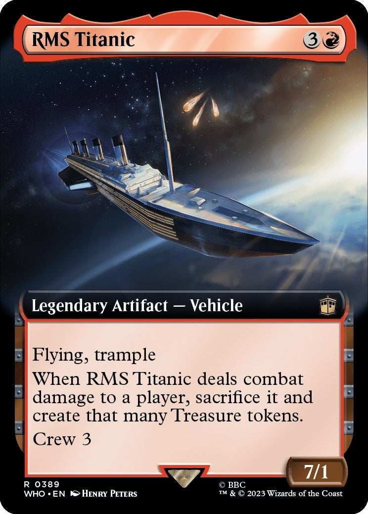 Image for RMS Titanic (Extended Art) (389) [Universes Beyond: Doctor Who] - Magic: The Gathering