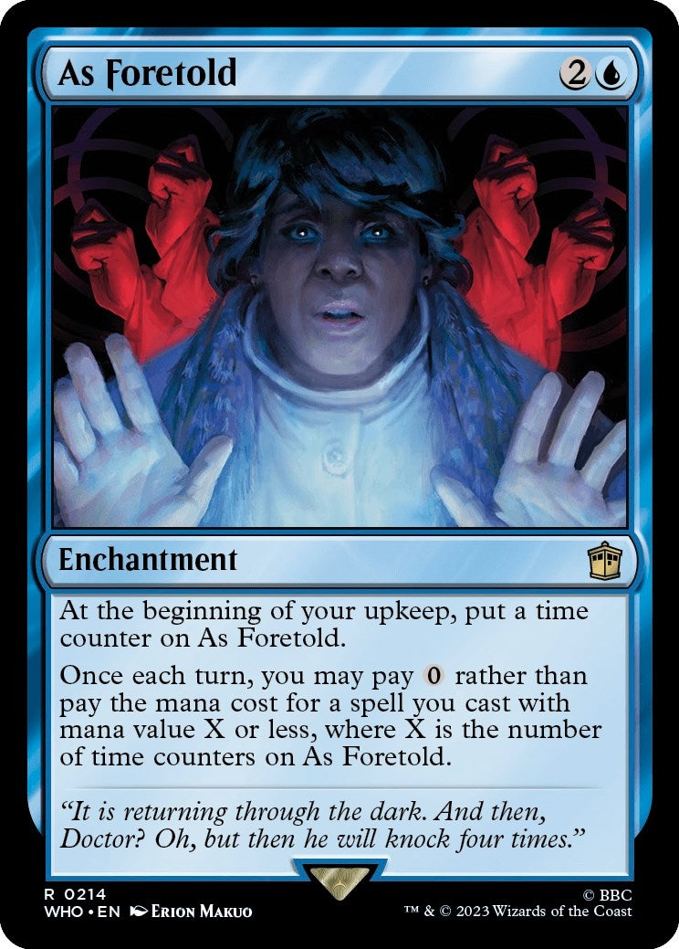 Image for As Foretold (214) [Universes Beyond: Doctor Who] - Magic: The Gathering