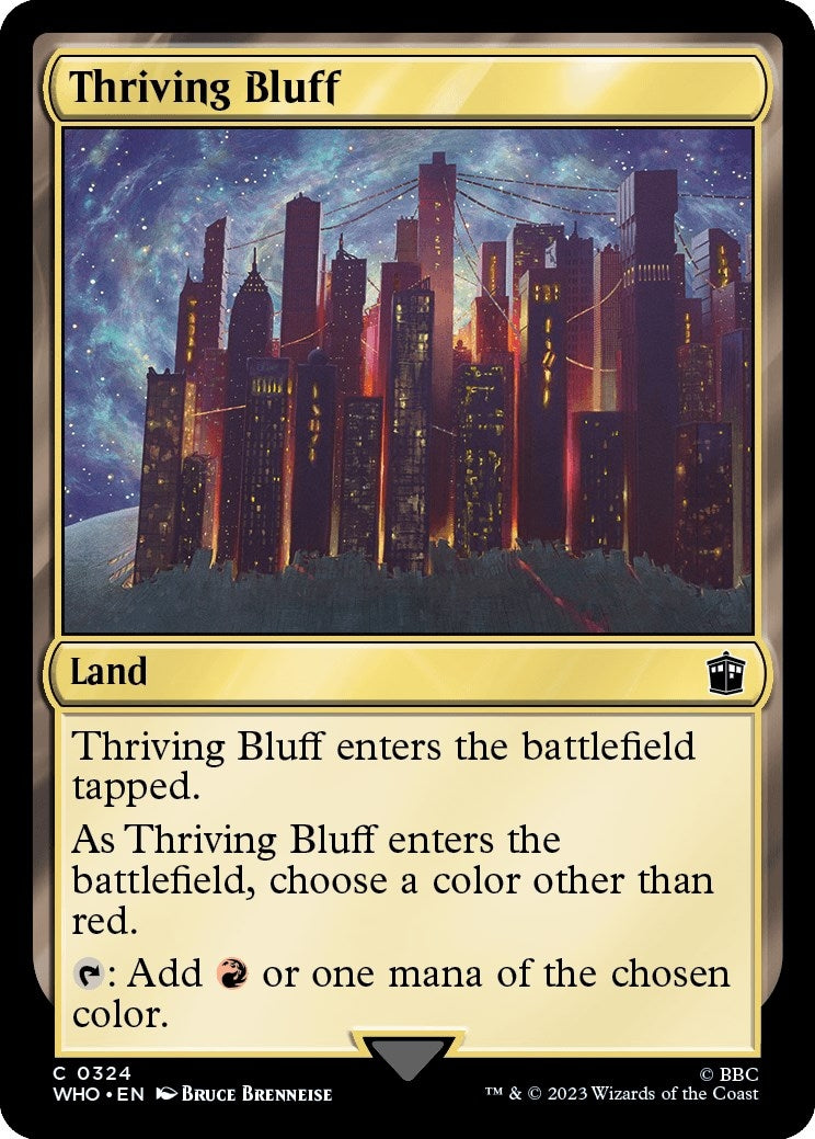 Image for Thriving Bluff (324) [Universes Beyond: Doctor Who] - Magic: The Gathering