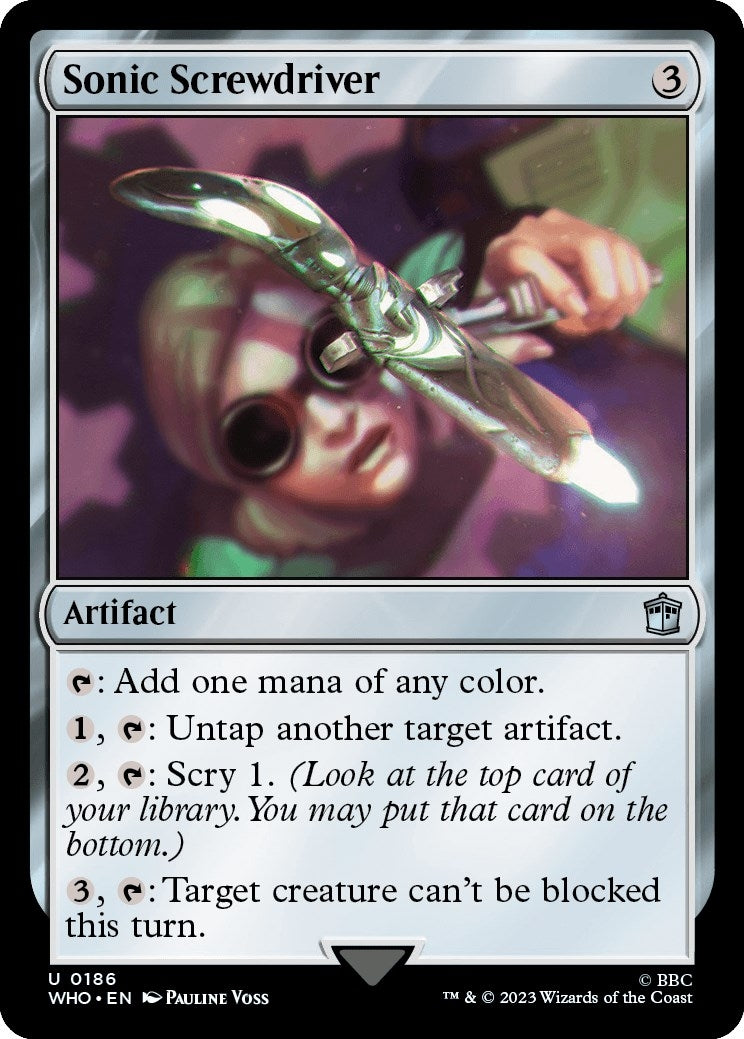 Image for Sonic Screwdriver (0186) (186) [Universes Beyond: Doctor Who] - Magic: The Gathering