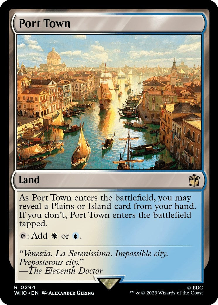 Image for Port Town (294) [Universes Beyond: Doctor Who] - Magic: The Gathering